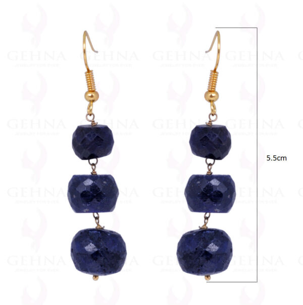 Sapphire Gemstone Earrings Made In .925 Solid Silver  ES-1048