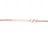 Rose Gold Plated Equisite Simulated Diamond Studded Necklace Set FN-1048