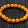 Camel Jasper Gemstone Beaded Flexible Bracelet BS-1049