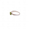 Peridot Gemstone Studded 925 Sterling Silver Ring SR-1049