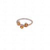 Citrine Gemstone Studded 925 Sterling Silver Ring SR-1050