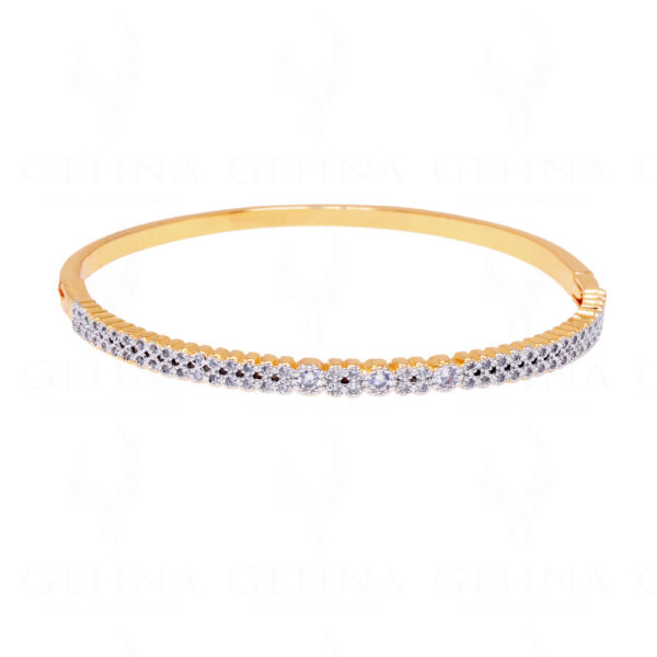 Combo Offer - Round Cubic Zirconia studded Ring & Bracelet FB-1052