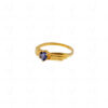 Tanzanite Gemstone Studded 925 Sterling Silver Promise Ring SR-1052