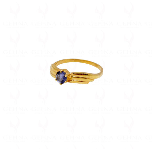 Tanzanite Gemstone Studded 925 Sterling Silver Promise Ring SR-1052