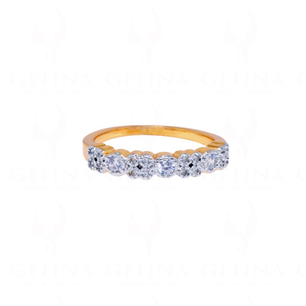 Combo Offer - Round Cubic Zirconia studded Ring & Bracelet FB-1052