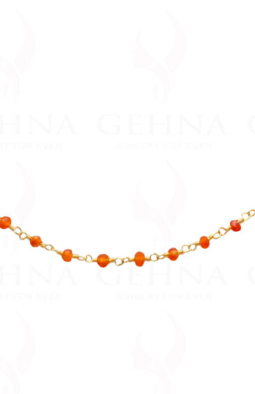 Fanta Gemstone Faceted Bead Chain In .925 Sterling Silver CS-1053