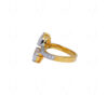 White Topaz Gemstone Studded 925 Sterling Silver Promise Ring SR-1053