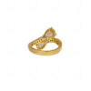 White Topaz Gemstone Studded 925 Sterling Silver Promise Ring SR-1053