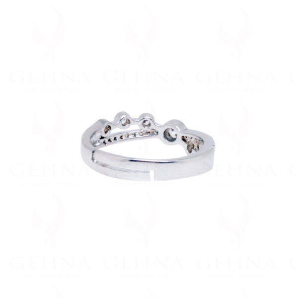 Combo Offer - Round Cubic Zirconia Studded Bracelet & Ring FB-1054