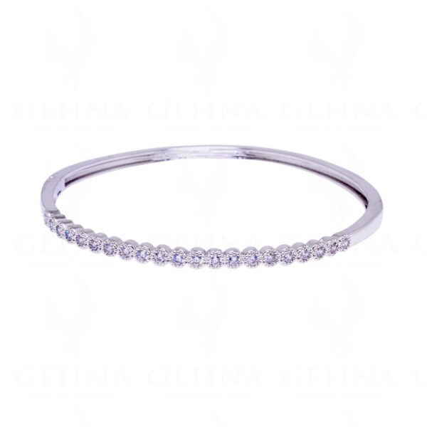 Combo offer - Cubic Zirconia Studded Bracelet & Ring FB-1056