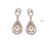 Delicate & Adorable Simulated Diamond Pear Studded Necklace Set FN-1057
