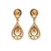 Delicate & Adorable Simulated Diamond Pear Studded Necklace Set FN-1057