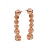 Stylish Rose Gold-Plated Beautiful Ball Shaped Necklace & Earring Set FN-1058