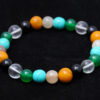 Multicolor Gemstone Beaded Flexible Bracelet BS-1059
