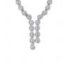 Simulated Diamond Studded Stunning Designer Necklace & Earrings Set FN-1059