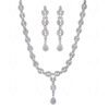 Simulated Diamond Studded Party Or Wedding Wear Necklace & Earring Set FN-1062