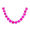 Necklace & Earring Set Of Pink Chalcedony Tumble & Blue Topaz Beads FN-1068