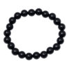 Black Onyx Gemstone Beaded Flexible Bracelet BS-1069