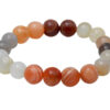Multicolor Moonstone Beaded Flexible Bracelet BS-1072