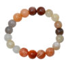 Multicolor Moonstone Beaded Flexible Bracelet BS-1072