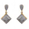 Simulated Diamond Studded Festive Earrings FE-1073