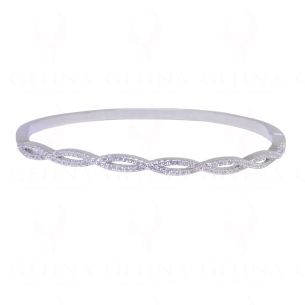 Combo offer - Sparkling Cubic Zirconia Studded Bracelet & Ring FB-1074