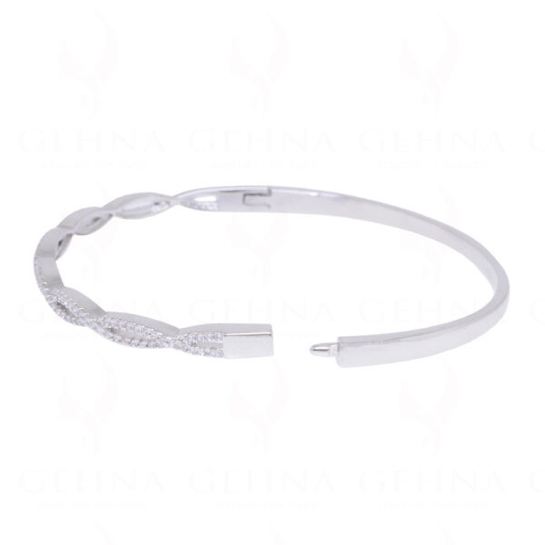 Combo offer - Sparkling Cubic Zirconia Studded Bracelet & Ring FB-1074