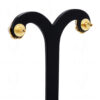 Pearl & Simulated Diamond Studded Flower Shape Earrings FE-1085