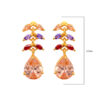 Multicolor Tourmaline Studded Beautiful Wedding Necklace & Earring Set FN-1085