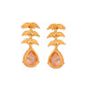 Multicolor Tourmaline Studded Beautiful Wedding Necklace & Earring Set FN-1085