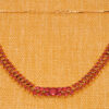 Red Garnet Color Stone Studded Beautiful Necklace & Earring Set FN-1086