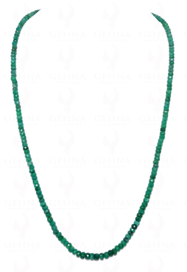 Emerald Round Gemstone Faceted Bead NP-1087