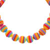 Multicolor Color Stone Studded Stylish Necklace & Earrings Set FN-1089