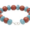Sun Sitara & Chalcedony Gemstone Beaded Bracelet BS-1089