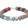 Multicolor Onyx Gemstone Beaded Bracelet BS-1092