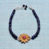 Blue Sapphire & Ruby Gemstone Brcelet BS-1097