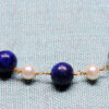 Pearl & Lapis Lazuli Gemstone Bead Bracelet BS-1098