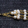 4 Rows Of Natural Sea Water Pearl Bracelet BS-1099