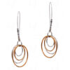 Simulated Diamond Studded Earrings FE-1100