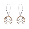 Simulated Diamond Studded Earrings FE-1100