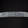 4 Rows Bracelet Of Aquamarine Gemstone Faceted Bead Bracelet BS-1106