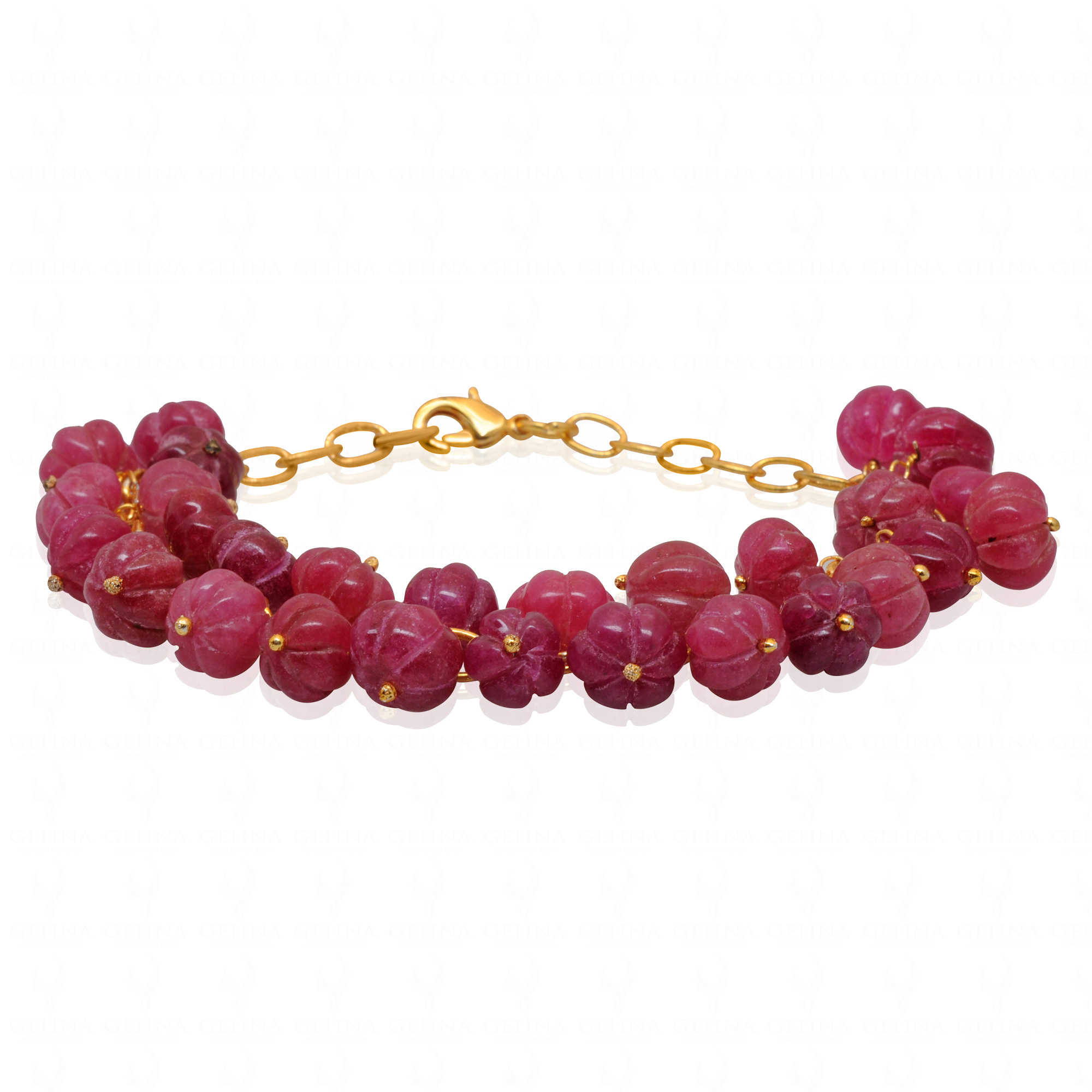 Natural Ruby Bead Bracelet — Form To Feeling