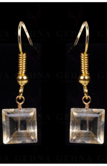 Citrine Gemstone Earrings Made With .925 Sterling Silver ES-1116