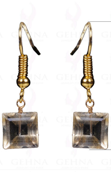 Citrine Gemstone Earrings Made With .925 Sterling Silver ES-1116