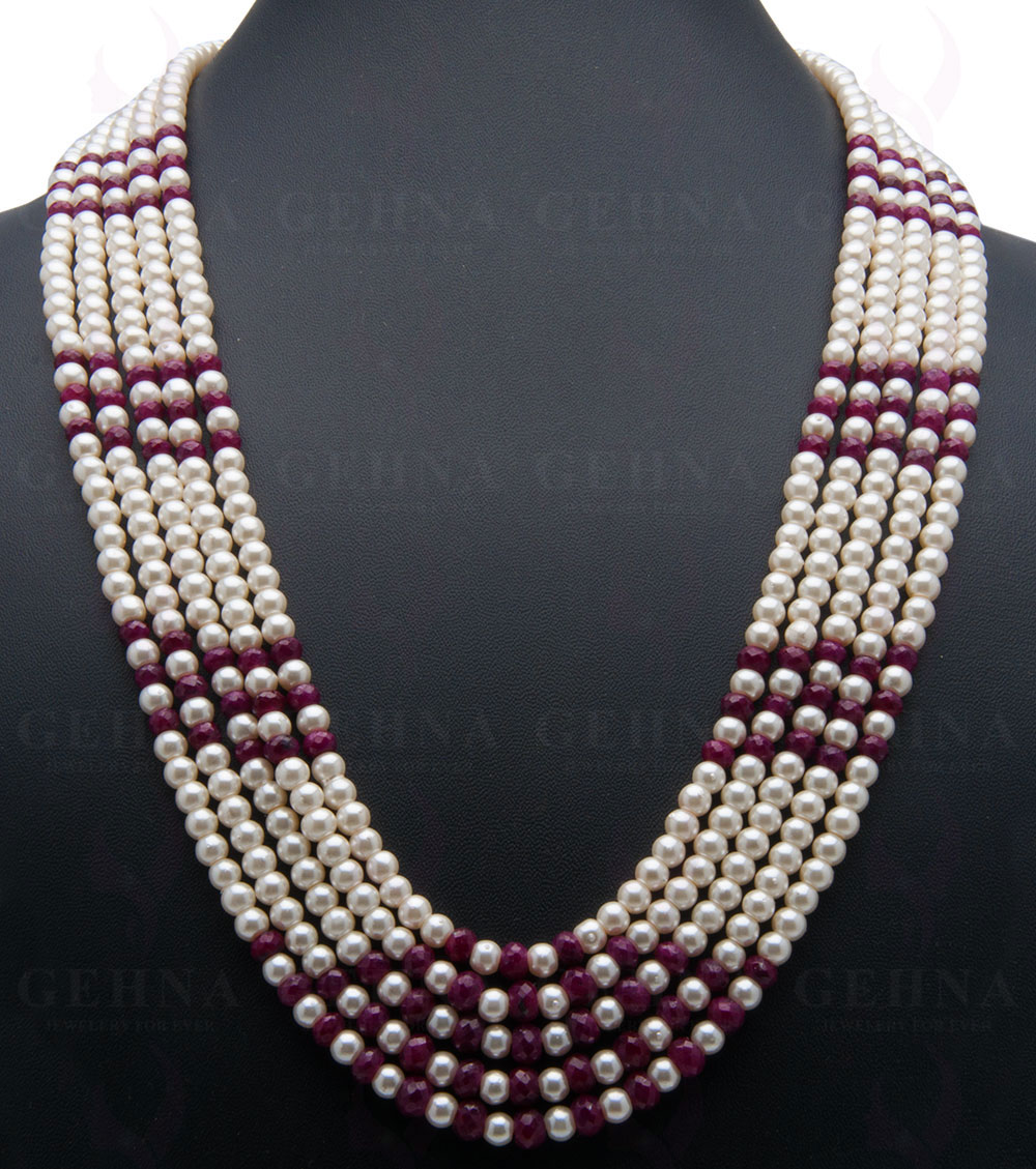 Encirkled Jewelry Small Classic Rainbow Gemstone Necklace - At Present
