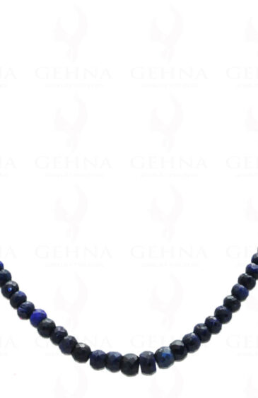 African Blue Sapphire Round Faceted Bead Strand NP-1119