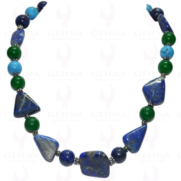 Buy Lapis Lazuli Beaded Endless Necklace 34 Inches 346.50 ctw at ShopLC.