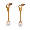 Pearl & Simulated Diamond Studded Festive Earring FE-1127