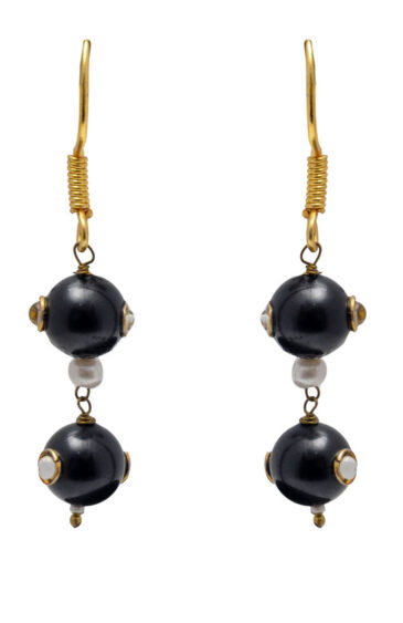 Black Onyx Gemstone Earring LE01-1129