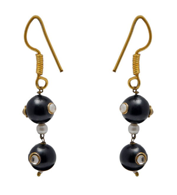 Black Onyx Gemstone Earring LE01-1129